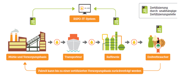 RSPO Lieferkette