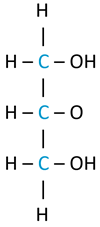 Glycerin Strukturformel