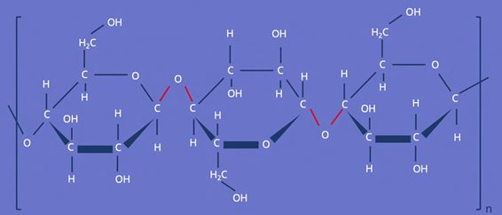 Strukturformel Cellulose